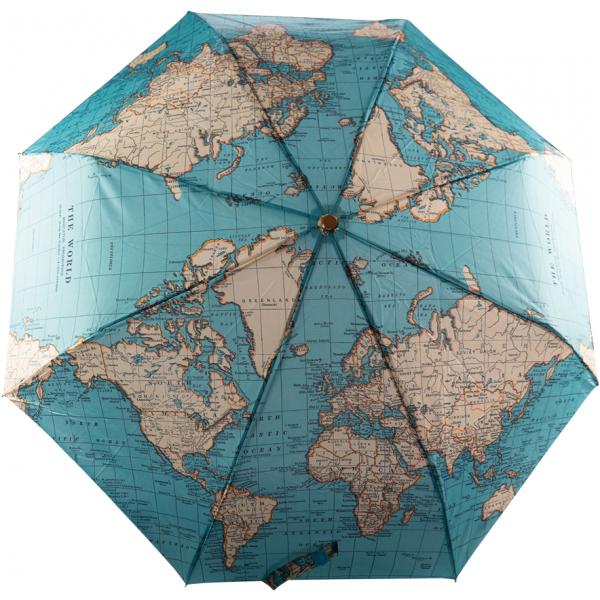 Paraplu RETRO vintage world map