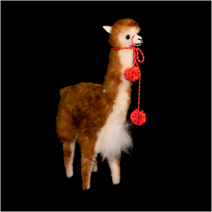 Bruine vicuña uit Peru